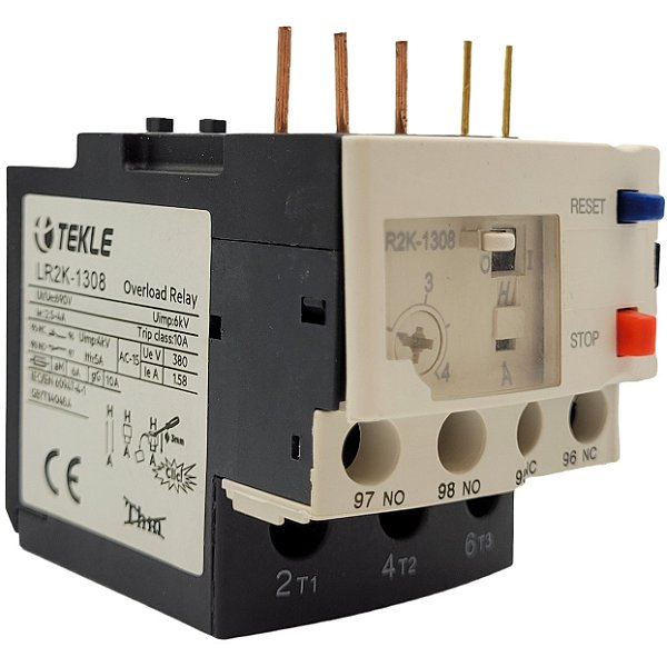RELE DE SOBRECARGA  - LR2K-1308 - 2,5~4A (MINI CONTATOR)