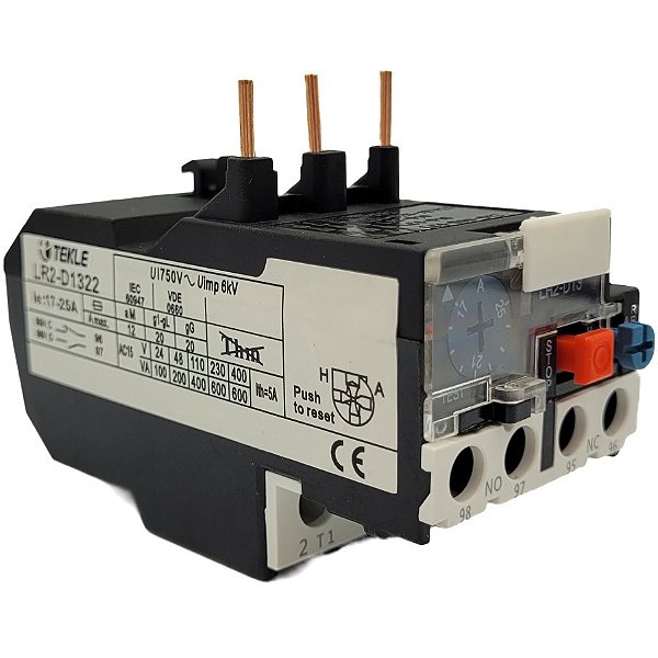 RELE DE SOBRECARGA LR2 D1322 - 17 ~ 25A(CJX2-D25)