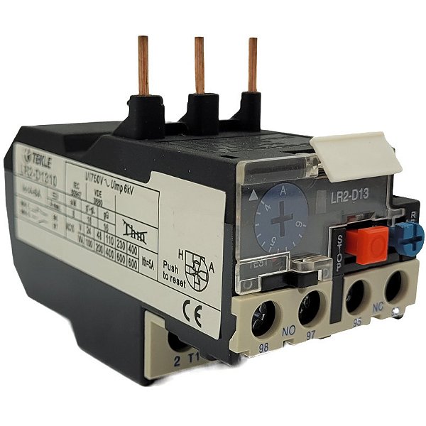 RELE DE SOBRECARGA LR2 D1310 - 4 ~ 6A(CJX2-D09)