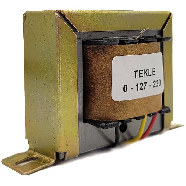 TRANSFORMADOR DE COMANDO COM FIO - E127/220VCA - S24VCA - 1A - 24VA