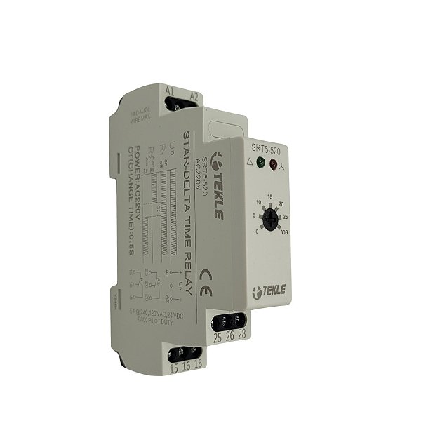 RELE DE TEMPO ESTRELA/TRIANGULO 30S 220VCA - 60HZ