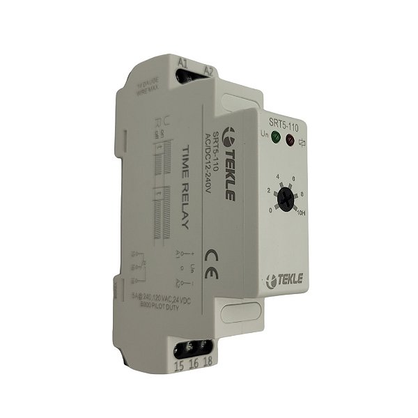 RELE DE TEMPO 10H SRT5-110 - ONDELAY  AC/DC 12-240VCA - 60HZ