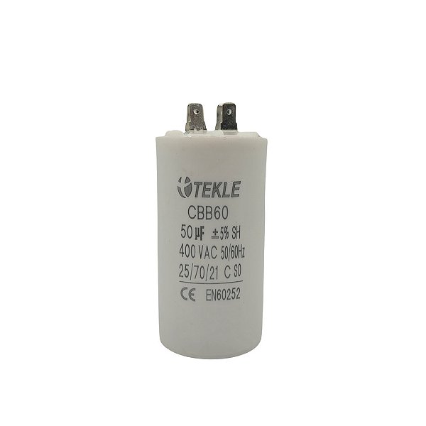 CAPACITOR PERMANENTE C/TERMINAL 50,0 UF 380/400V