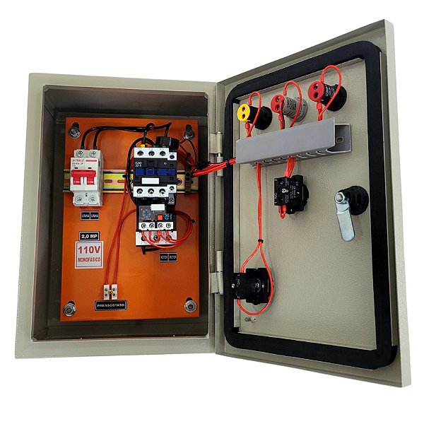 PAINEL PARA PROTEÇÃO DE COMPRESSOR MONOFÁSICO 2,0CV 127V