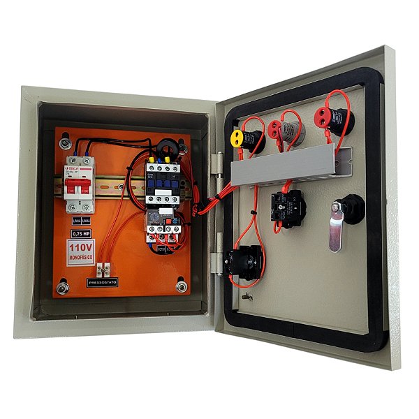 PAINEL PARA PROTEÇÃO DE COMPRESSOR MONOFÁSICO 0,75CV 127V
