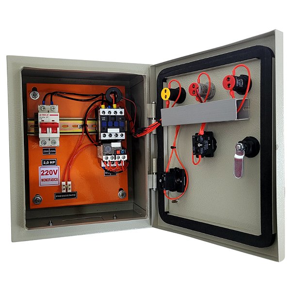 PAINEL PARA PROTEÇÃO DE COMPRESSOR MONOFÁSICO 2,0CV 220V