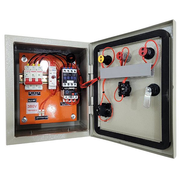 PAINEL PARA PROTEÇÃO DE COMPRESSOR TRIFÁSICO 6,0CV 380V
