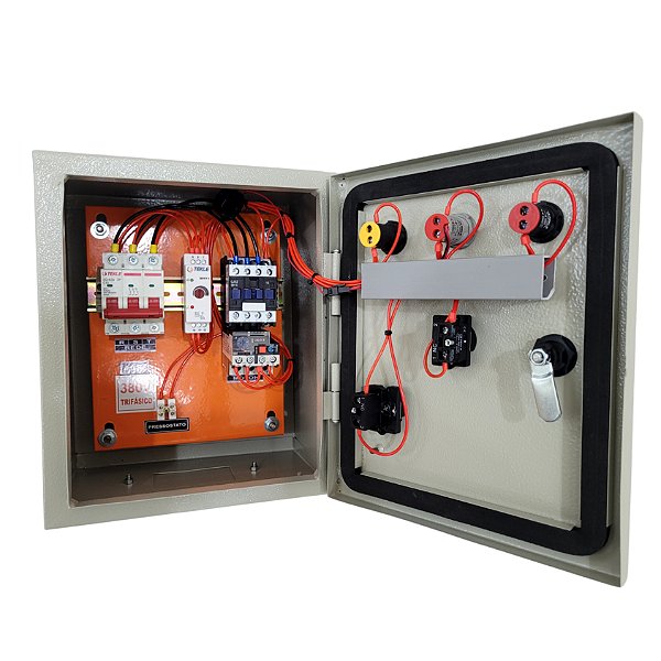 PAINEL PARA PROTEÇÃO DE COMPRESSOR TRIFÁSICO 4,0CV 380V