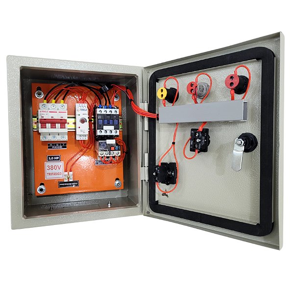 PAINEL PARA PROTEÇÃO DE COMPRESSOR TRIFÁSICO 3,0CV 380V