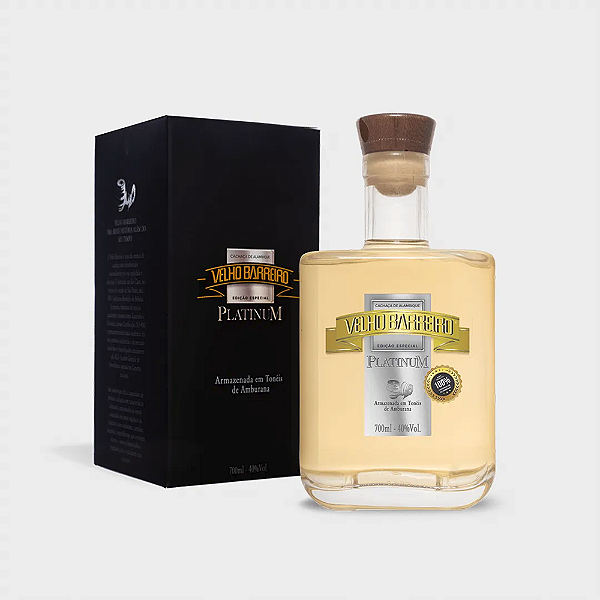Cachaça Velho Barreiro Platinum Reunidas