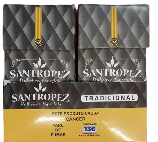 Cigarro Palheiro Santropez Tradiconal Caixa com 10 unidade