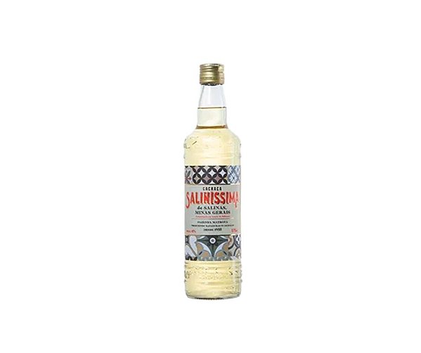 Cachaça Salinissima Ouro 670ml