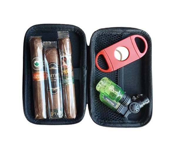 Kit de Transporte + Charutos + Acessórios