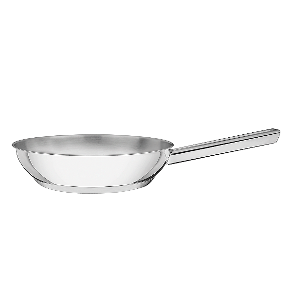 Frigideira Tramontina Brava 24CM 2,1L Aço Inox Fundo Triplo e Cabo Inox