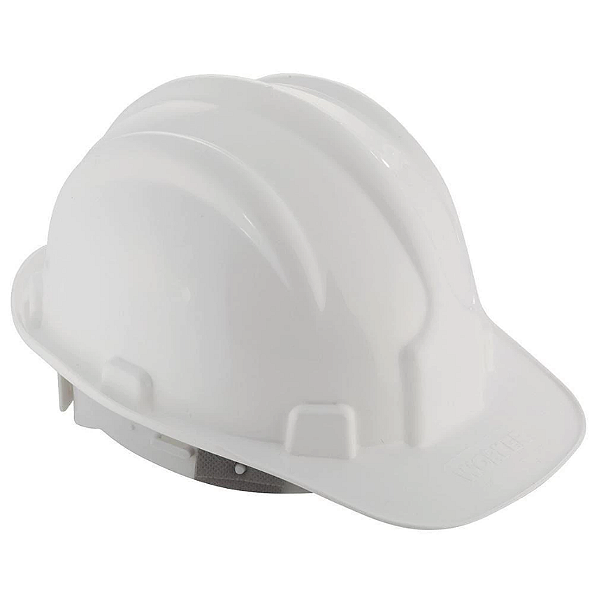 Capacete Branco Obra com Carneira Worker CA 31469