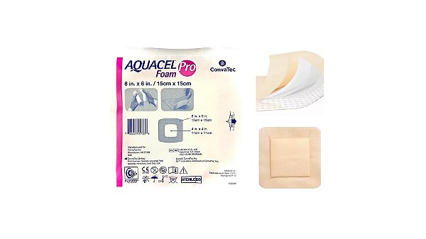 Aquacel Pro Foam 15 cm x 15 cm Convatec