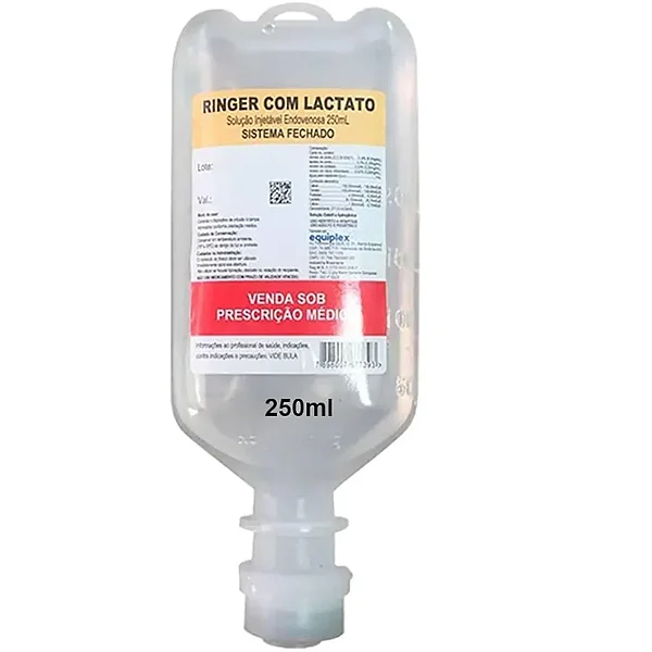Soro Ringer Com Lactato 250 ML S/F Equiplex