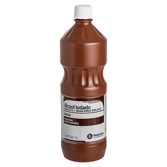 Alcool Ioado 0,1% 1 L Rioquimica