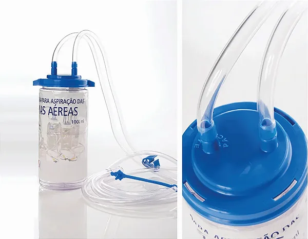 Coletor Para Aspiração De Vias Aéreas Kit Avazamm 1000 ML