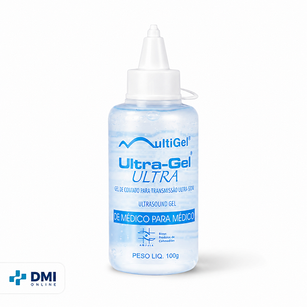 Gel Para Eletrocardiograma Ecg Multigel 100g Azul