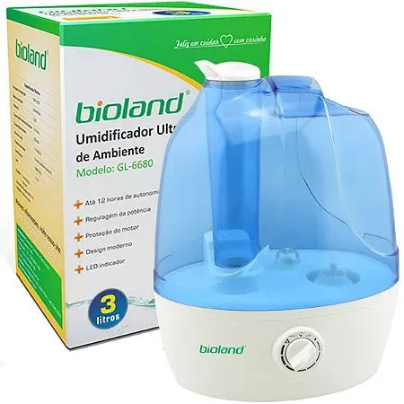 Umidificador De Ar Bioland 3L Modelo GL6680