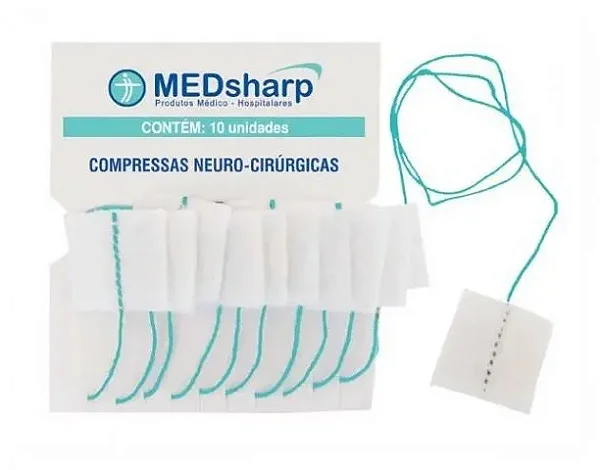 Compressa Neuro Cirurgica 13 X 38 - Med Sharp