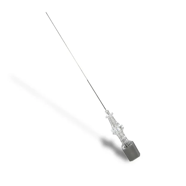 Agulha Descartável Raqui Spinal Ponta De Lápis Com Guia 27g X 90mm