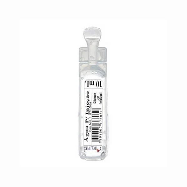Agua Para Injeção 10 Ml Equiplex