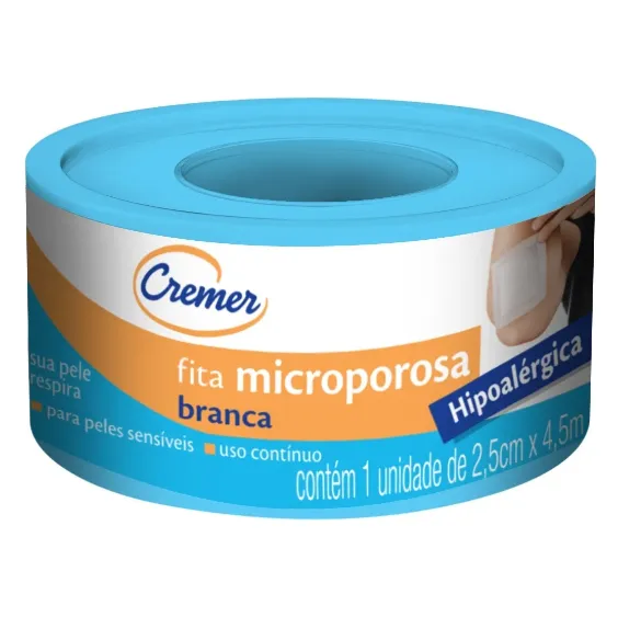 Fita Micropore Branca 2,5 X 10m - Cremer