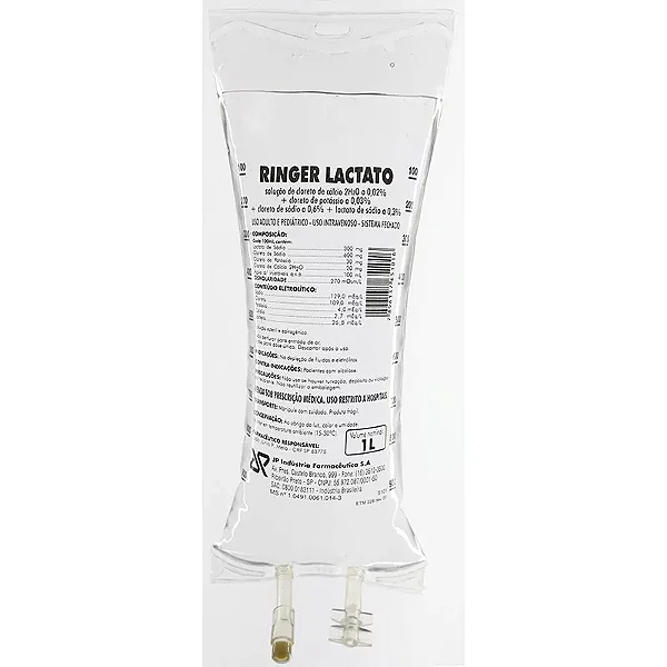 Soro Ringer Lactato 1000 Ml Sf - Jp