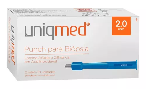 Punch Para Biopsia 2,0mm - Uniqmed