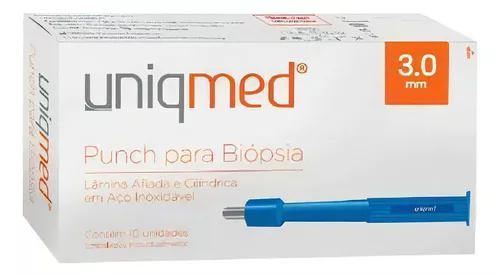 Punch Para Biopsia 3,0mm - Uniqmed