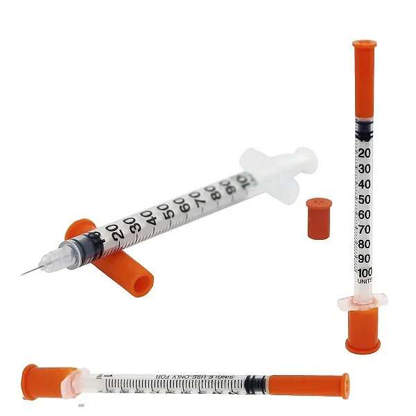 Seringa Insulina 1ml 8mm X 0,30mm 30g - Uniqmed