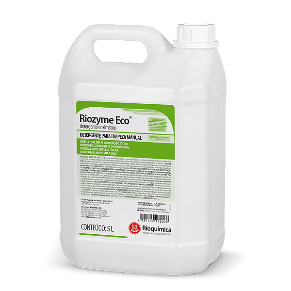 Detergente Enzimático Riozyme Eco 5l - Rioquímica