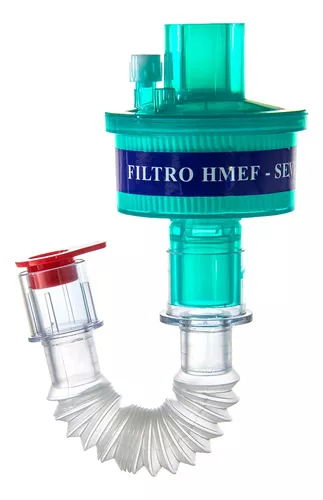 Filtro Bacteriano E Viral Hmef Adulto Com Traqueia - Seven Care