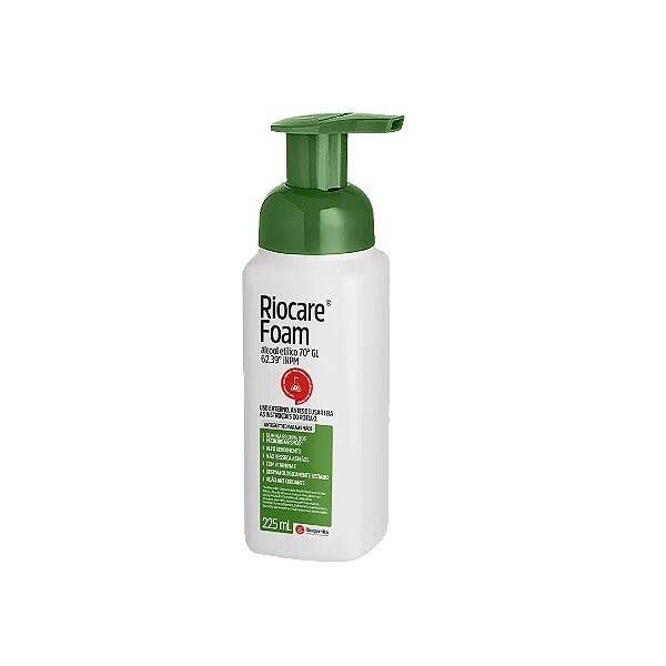 Antisséptico Riocare Foam 225 Ml Retangular