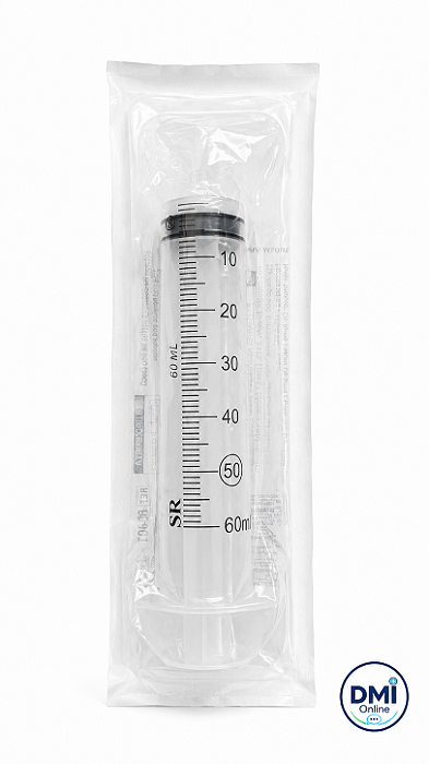 Seringa Descartavel 60ml Sem Agulha Luer Lock - Sr