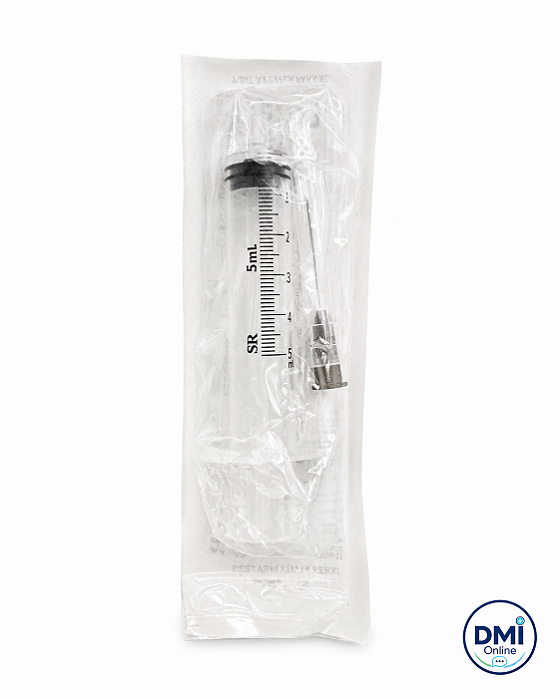 Seringa Descartável Com Agulha 05 Ml Agulha 07 X 25 Luer Slip - Sr
