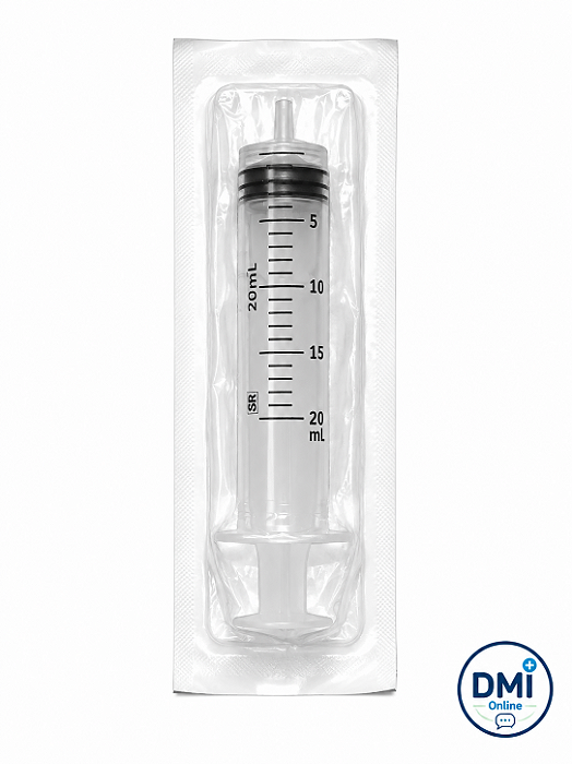 Seringa Descartável 20ml Luer Slip Sem Agulha - B. Central - SR