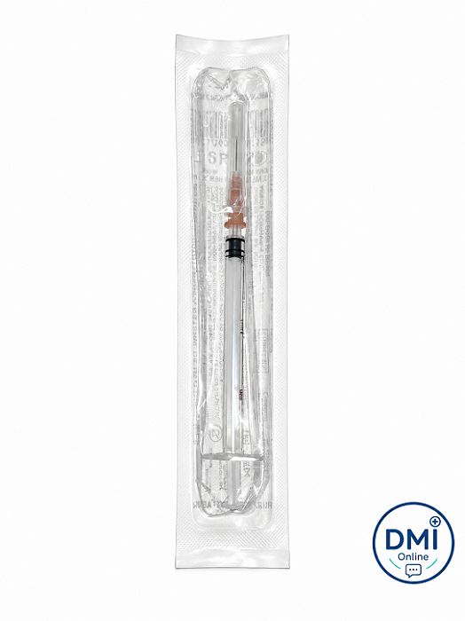 Seringa Descartavel Tuberculina 1ml Com Agulha Luer Slip 13 X 0,45 Sr