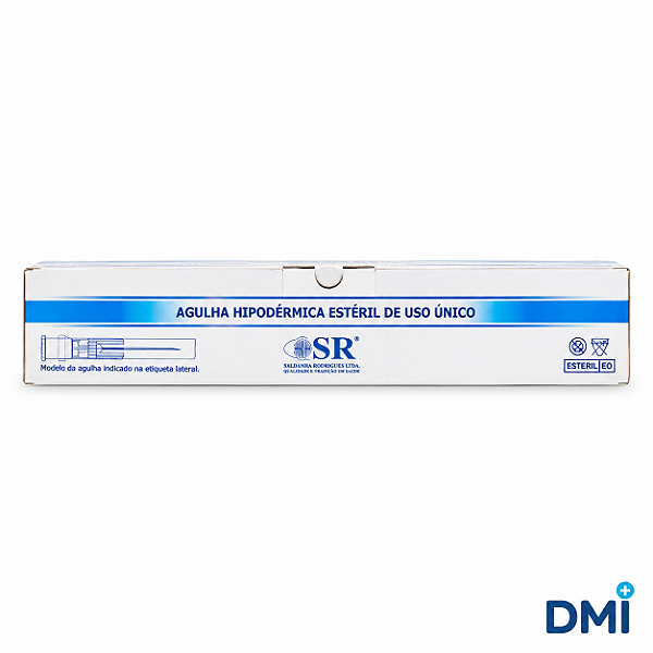Agulha Descartável Hipodérmica 21G 30 x 0,8 mm 1 1/4 C/100 - SR