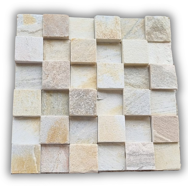 Mosaico São Tomé Amarelo Mesclado | 5x5