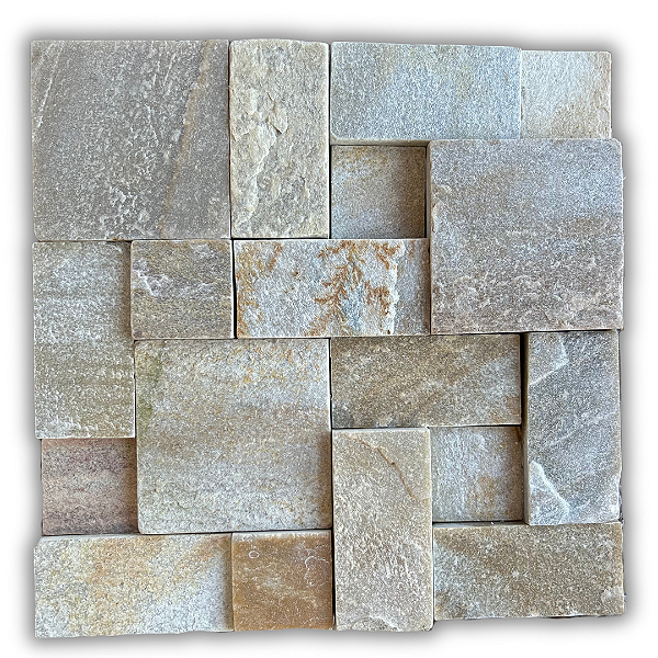 Mosaico São Tomé Amarelo Mesclado | Variado