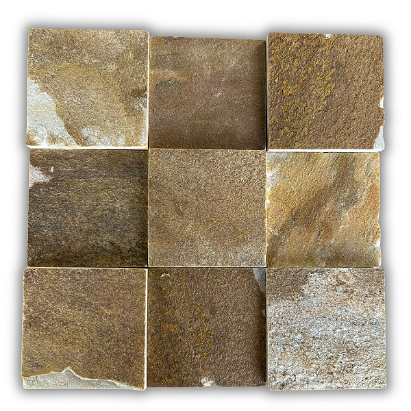 Mosaico São Tomé Amarelo Ouro Minas | 10x10