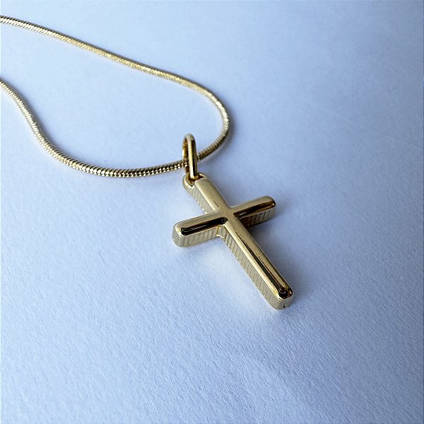 Pingente Must Have Cruscifixo Ouro