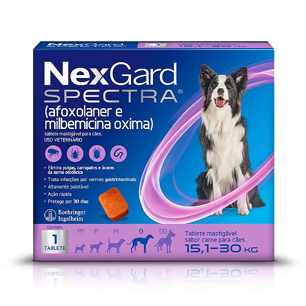 Nexgard Spectra Cães G De 15,1 A 30kg