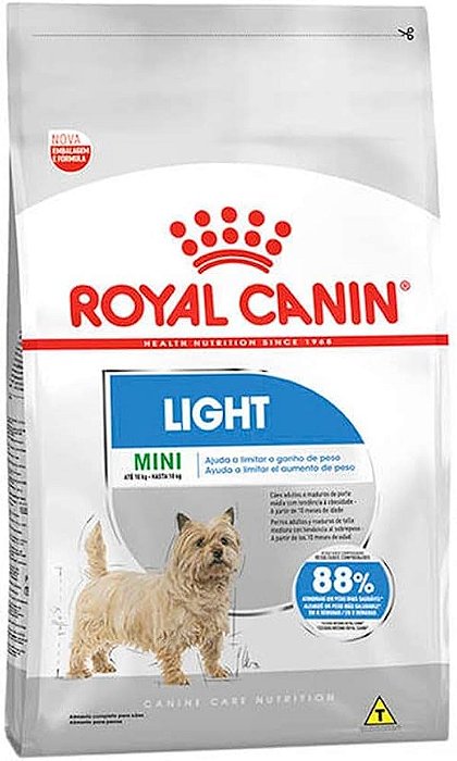 Royal Canin Ração Light Mini P/ Cães Adultos De Porte Pequeno 2,5kg - Ok