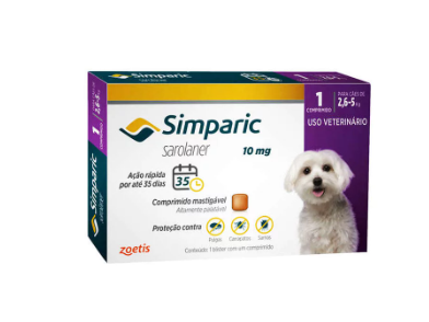 Simparic 2,6 A 5 Kg 1 Comprimido 10 Mg