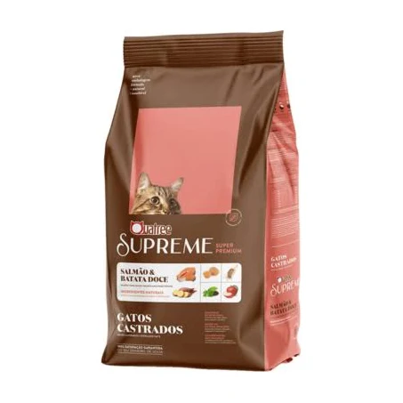 Quatree Supreme Gatos Castrados Salmão E Batata Doce 1kg