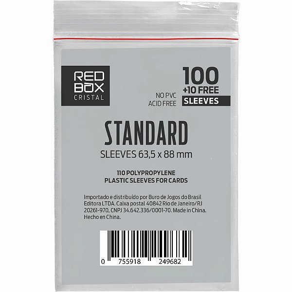 Sleeves Redbox Cristal Standard (63,5x88)